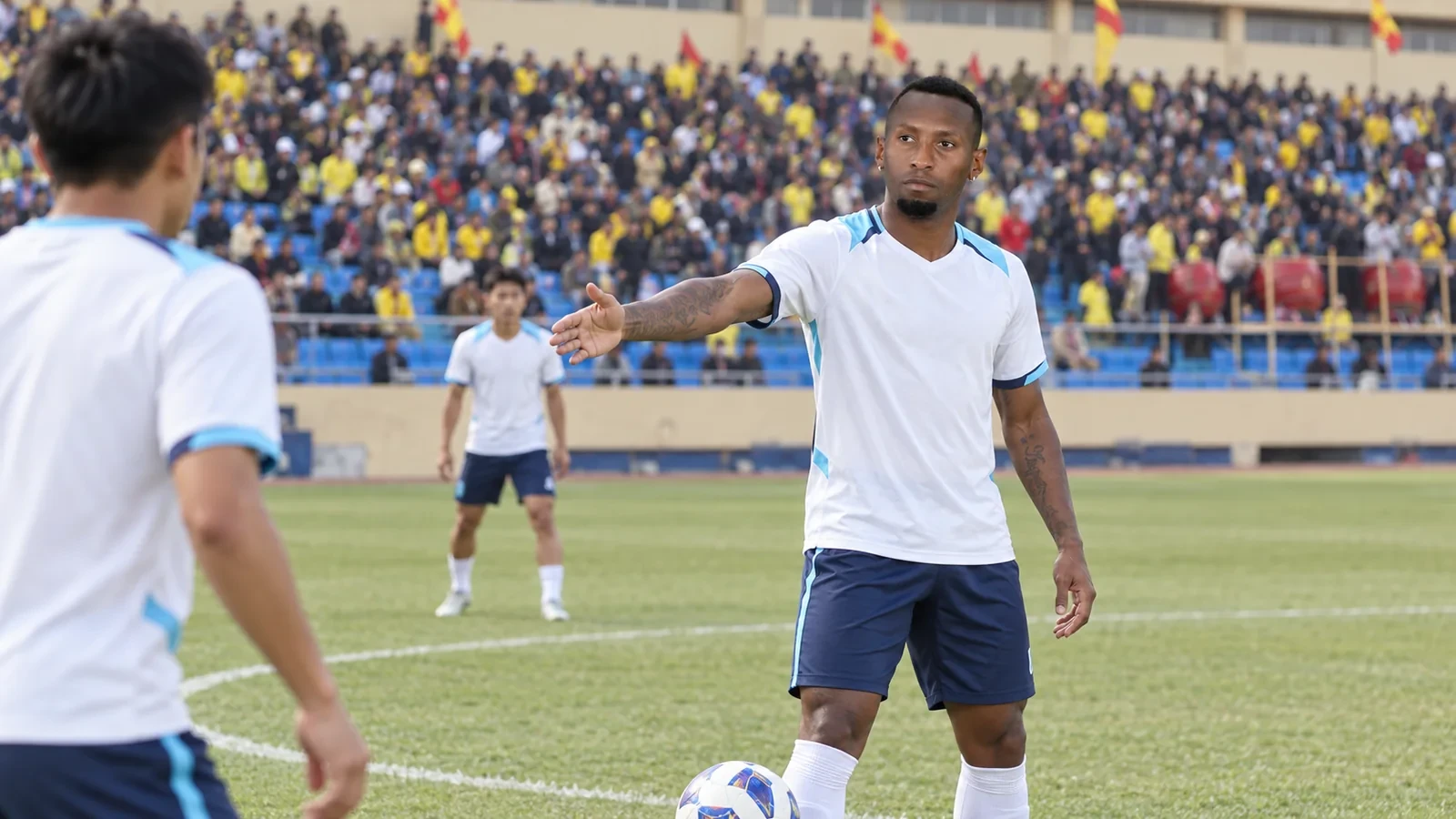 Ảnh minh họa Tiền vệ Caio César da Silva Silveira Thép Xanh Nam Định