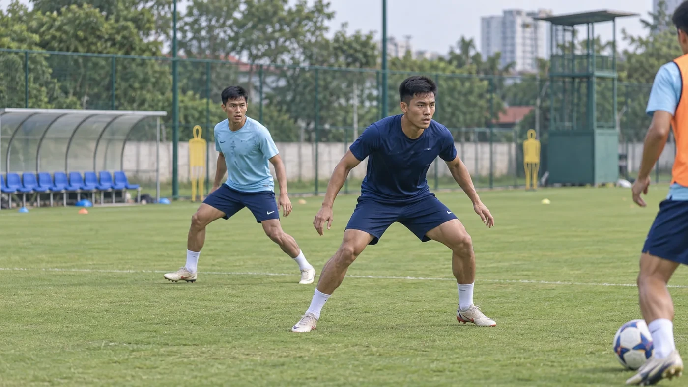 Ảnh minh họa: hậu vệ bọc lót phía sau đồng đội