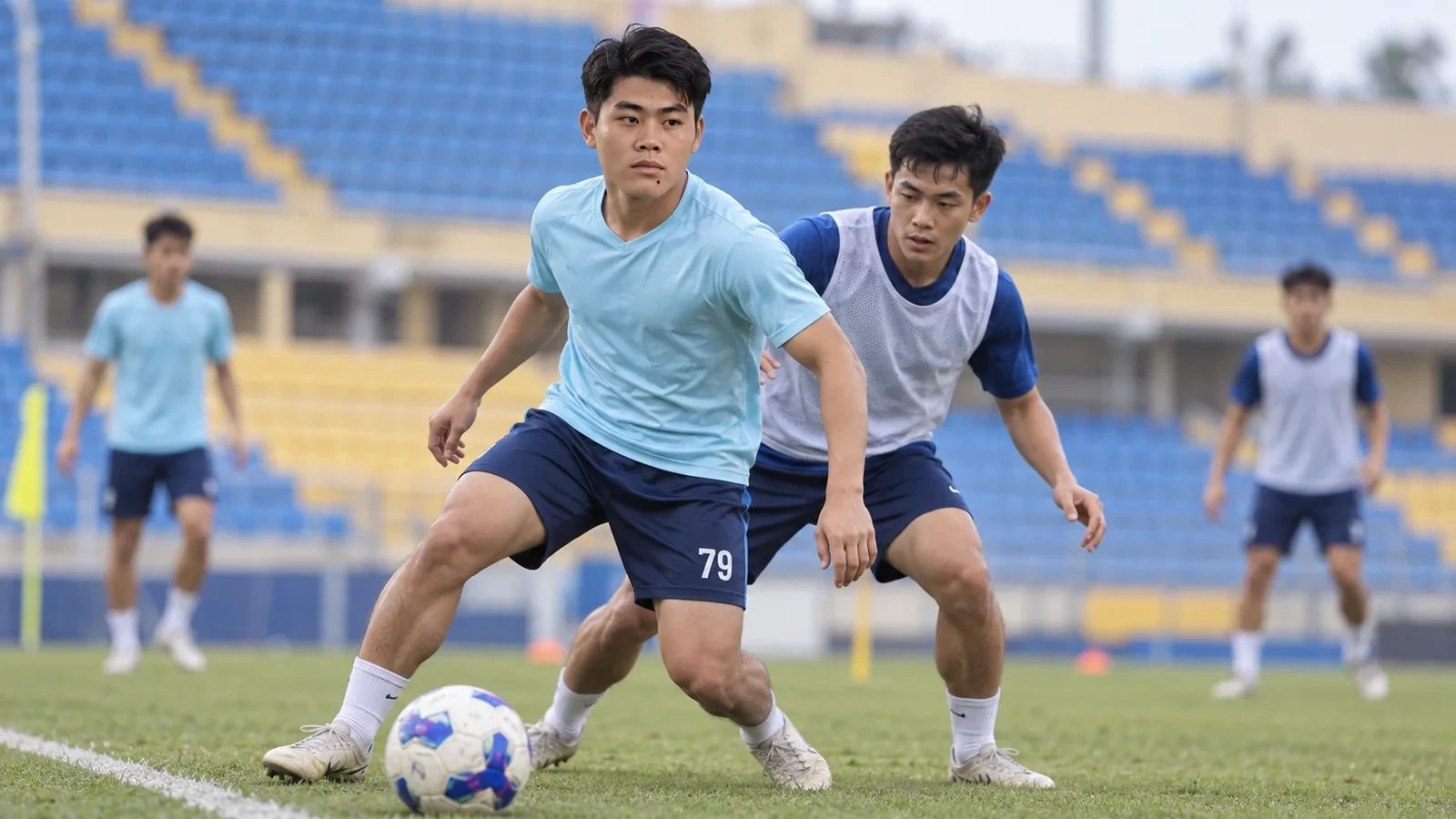 Ảnh minh họa chân dung Lê Văn Thành Thép Xanh Nam Định