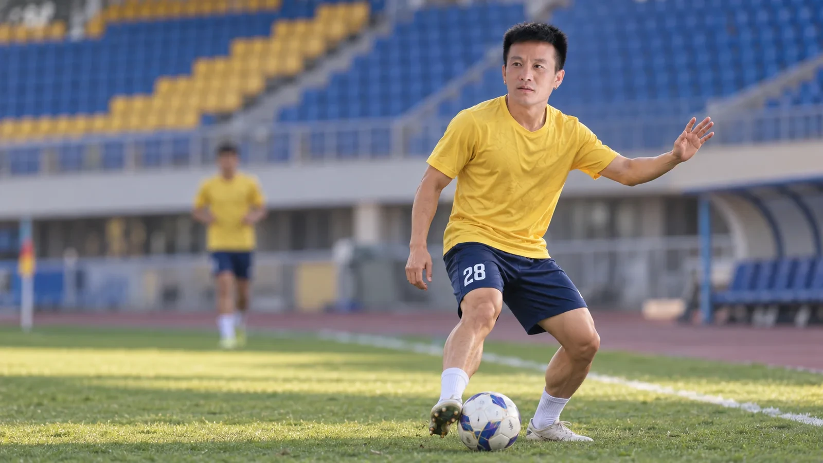 Ảnh minh họa Tiền vệ Tô Văn Vũ Thép Xanh Nam Định